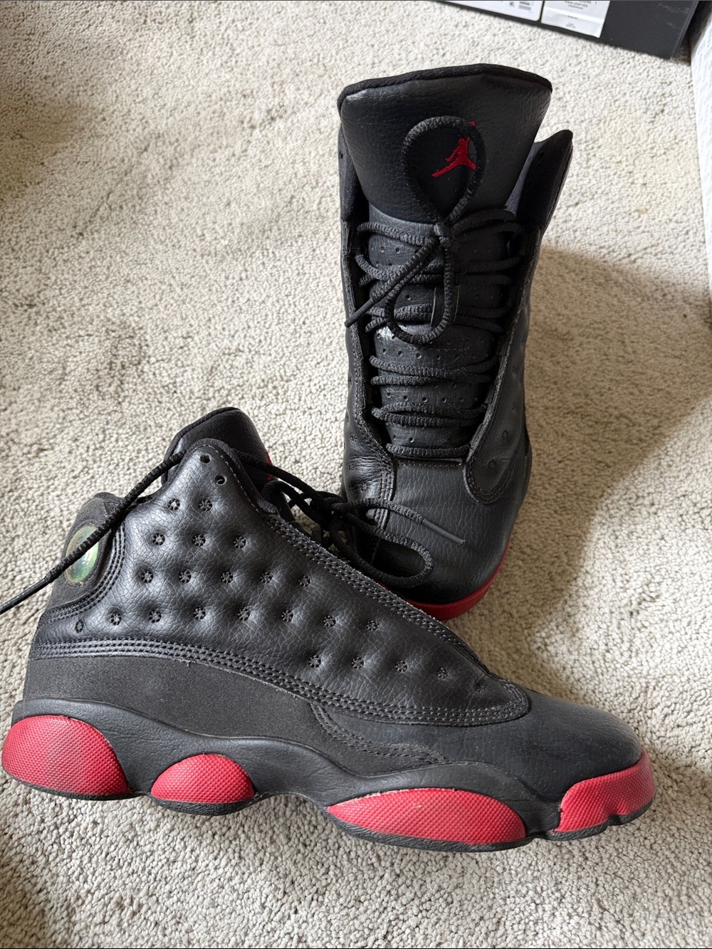 Jordan Black and Red 13 Dirty Bred